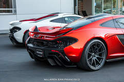 3 McLaren P1s @ McLaren San Francisco