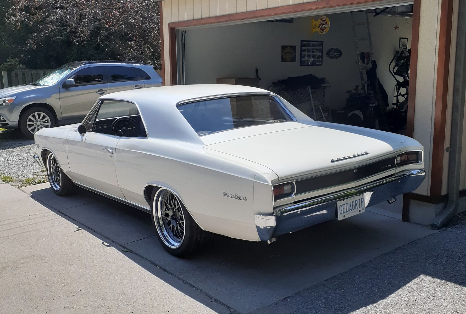 1966 Chevrolet Chevelle | Joe Medeiros’ Pro-Touring 1966 Chevrolet Chevelle Super Sport on Forgeline Forged Three Piece GX3 Open Lug Wheels