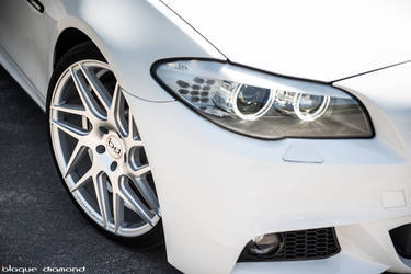 2015 BMW 5 Series | 2015 BMW 5 Series Fitted With 20 Inch BD-3’s in Silver With Polished Face