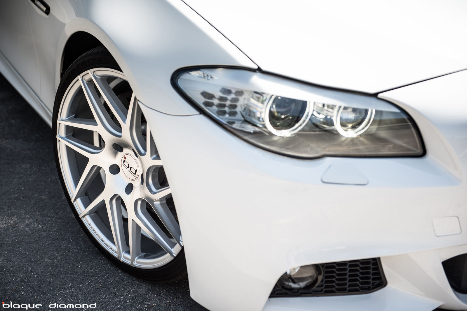 2015 BMW 5 Series | 2015 BMW 5 Series Fitted With 20 Inch BD-3’s in Silver With Polished Face