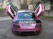 A Louis Vuitton Audi TT Coupe with a…Spicy NSFW Sponsor