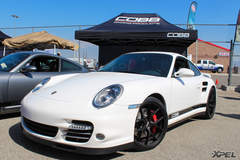 Close up of the COBB Tuning Porsche at the California Festival of Speed 2015
