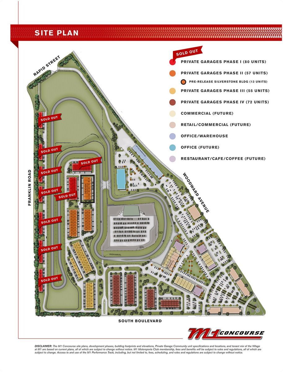    | M1 Concourse Garage Layout
