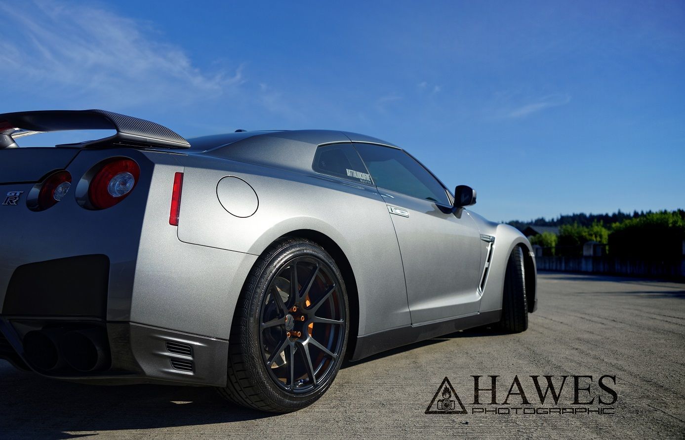 2014 Nissan GT-R | GT-R on Forgeline GA1R Open Lug Cap Edition Wheels