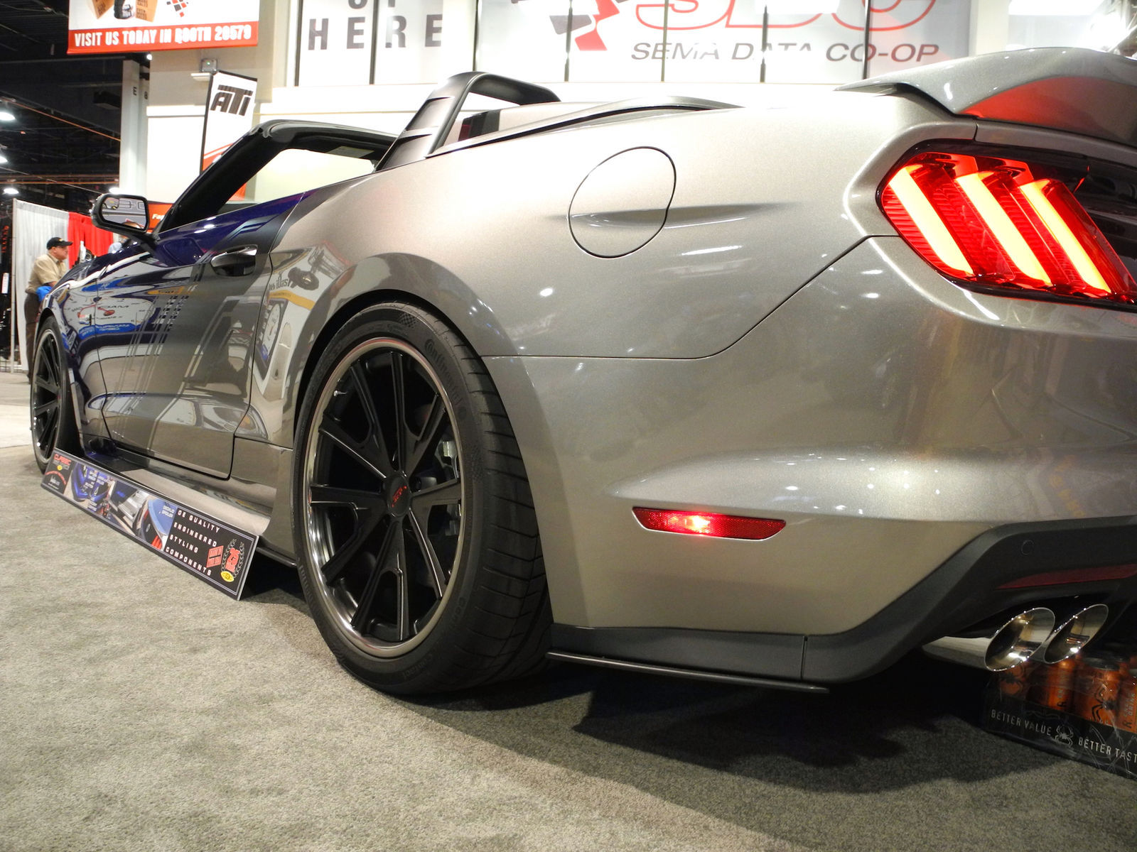 2016 Ford Mustang | Supercharged S550 Mustang Convertible on Grip Equipped Grudge Wheels