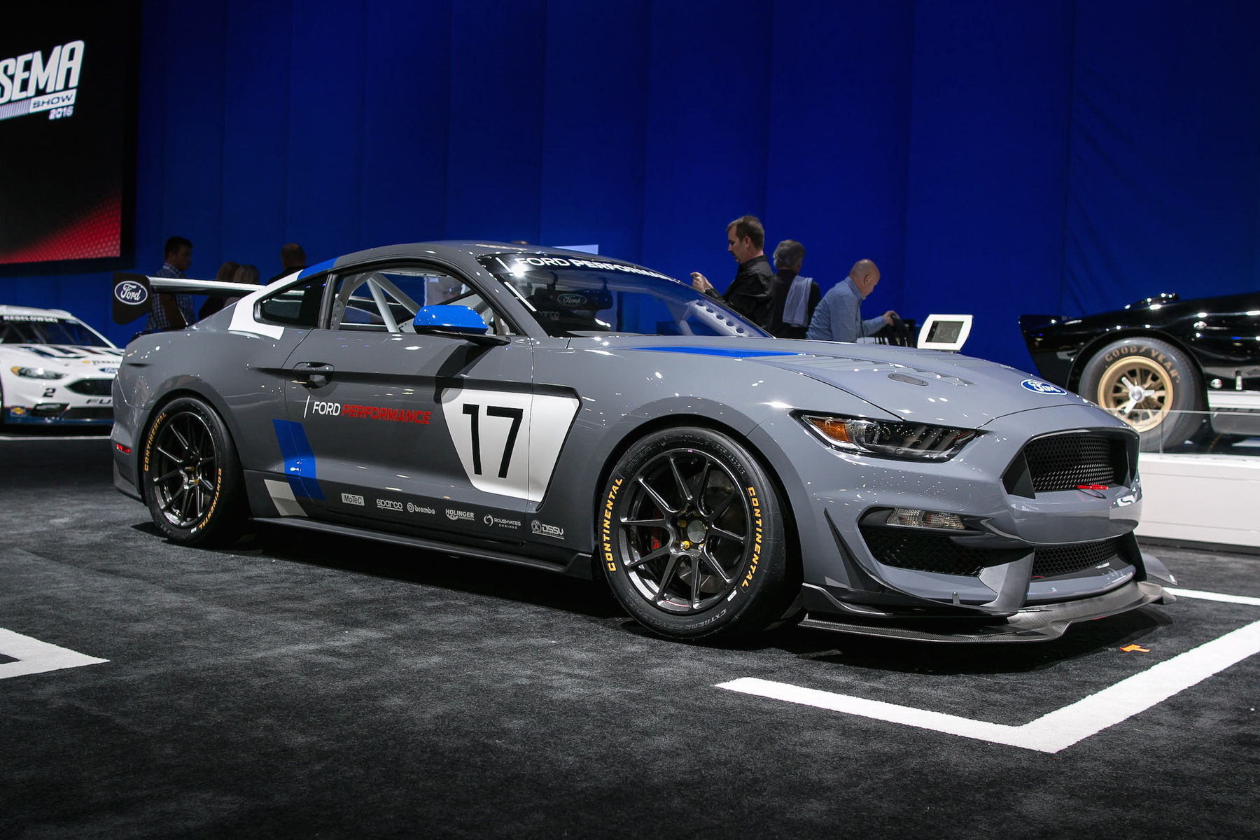 2017 Ford Mustang | Ford's New Mustang GT4 Racecar Debuts at the 2016 SEMA Show on Forgeline One Piece Forged Monoblock GS1R Wheels