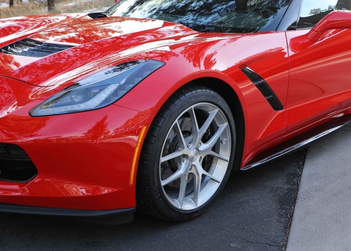 2015 Chevrolet Corvette Stingray | Mark's C7 Corvette Stingray on Forgeline One Piece Forged Monoblock VX1 Wheels