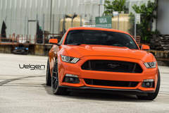 Competition Orange Mustang GT on Velgen Wheels 