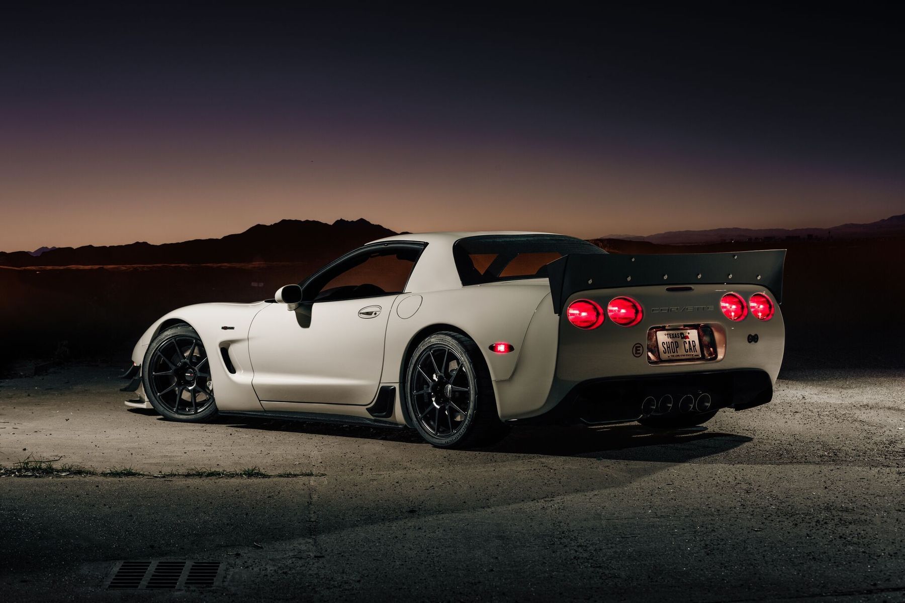 2001 Chevrolet Corvette Z06 | Chad Farischon’s GAP Racing Chevrolet C5 Corvette Z06 on Forgeline One Piece Forged Monoblock GA1R Open Lug Wheels