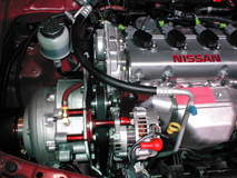 Sentra SER Spec V prototype supercharger