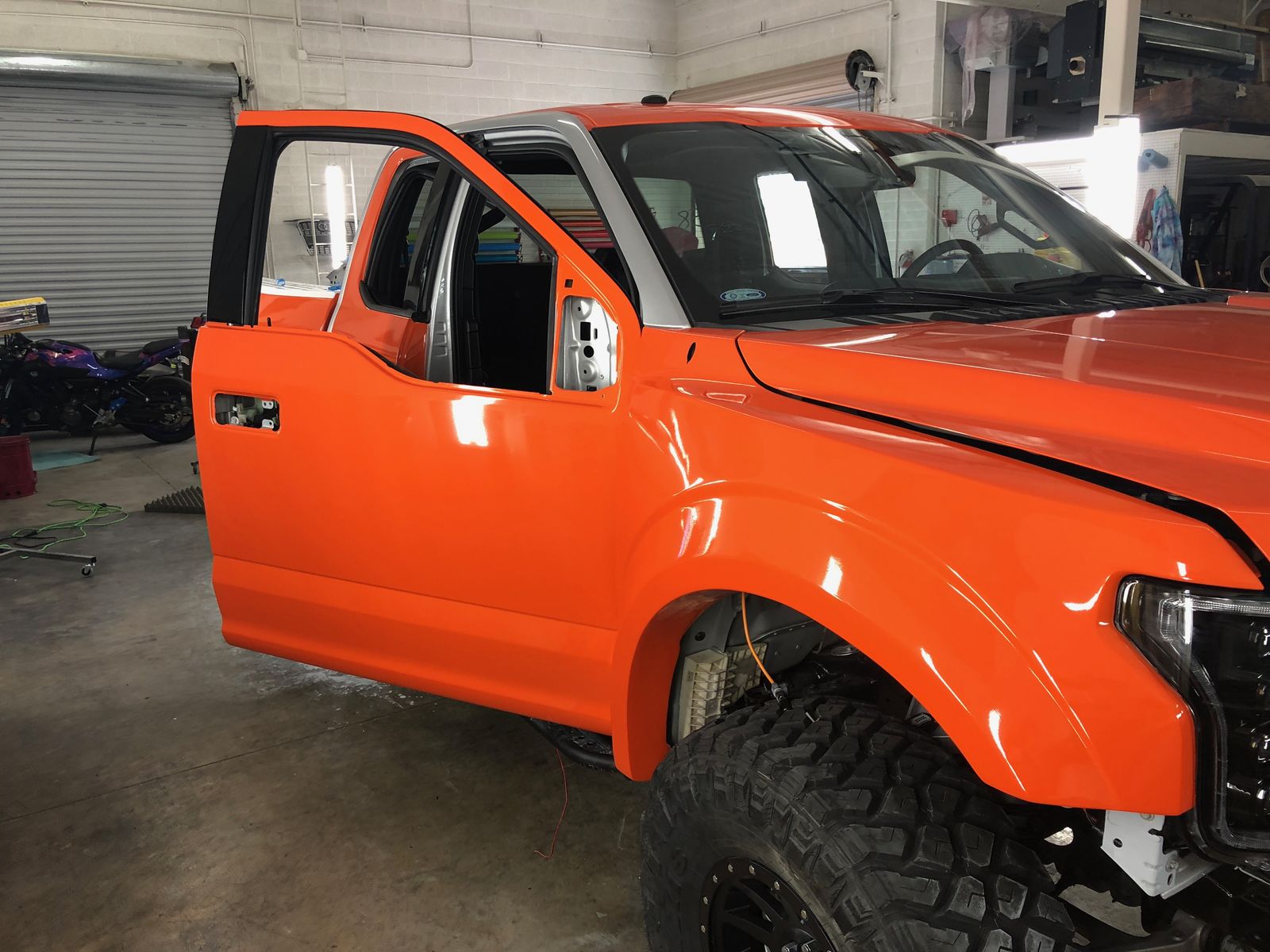 2018 Ford F-150 | 2018 Ford F-150 XLT Sport 4x4 by Full Race Motorsports - Orange FordSEMA