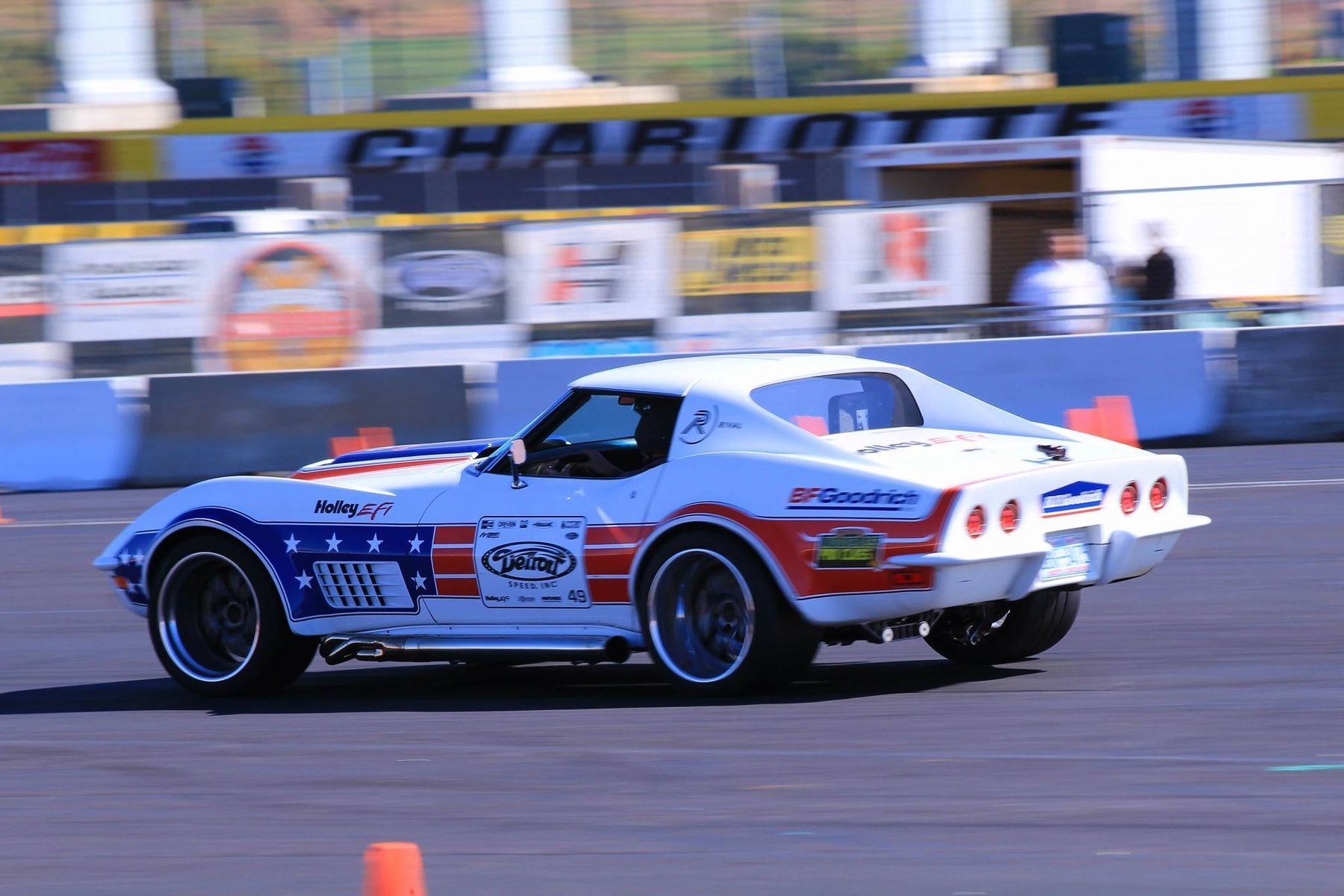 1972 Chevrolet Corvette | Ryan Mathews is Pro Class Autocross Winner at Goodguys Charlotte with Detroit Speed's '72 Corvette on Forgeline GA3 Wheels