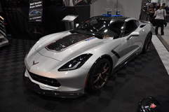 2014 C7 Corvette Stingray at the Mobil 1 Booth