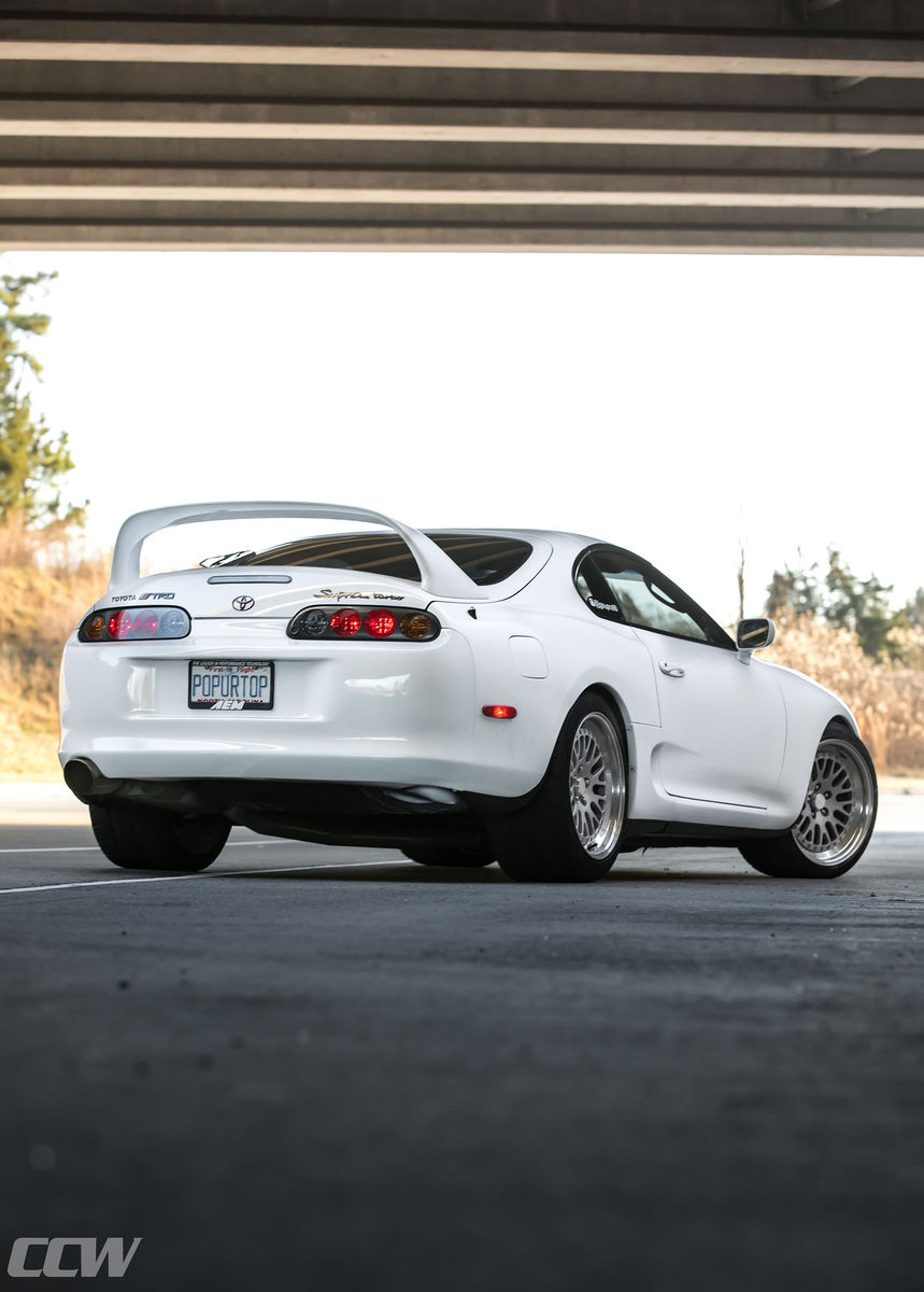  Toyota Supra | Super White Toyota Supra MKIV Turbo - CCW Classic Forged Wheels