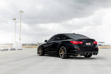 2015 Infiniti Q50 | Infiniti Q50s on Velgen Wheels Classic5 Satin Bronze