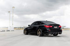 Infiniti Q50s on Velgen Wheels Classic5 Satin Bronze