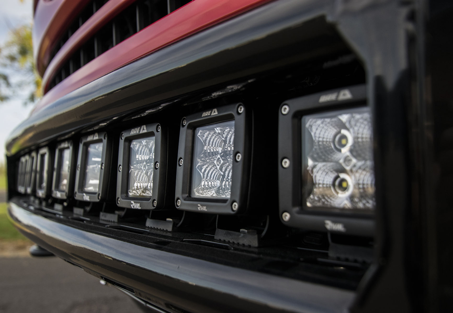 2018 Ford F-150 | 2018 Ford F-150 4x4 XLT SuperCrew by A.R.E. Accessories - Lighting Shot FordSEMA