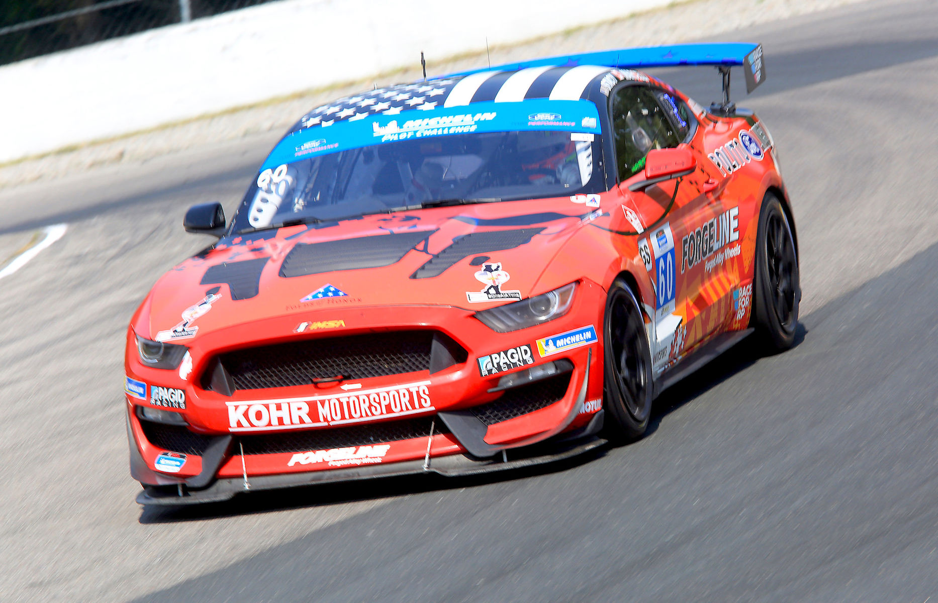 2019 Ford Mustang | Rebel Rock Camaro Wins at Canadian Tire Motorsports Park on Forgeline One Piece Forged Monoblock GS1R Wheels