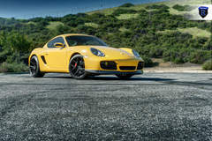 Yellow Porsche Boxster - Passenger Side Shot