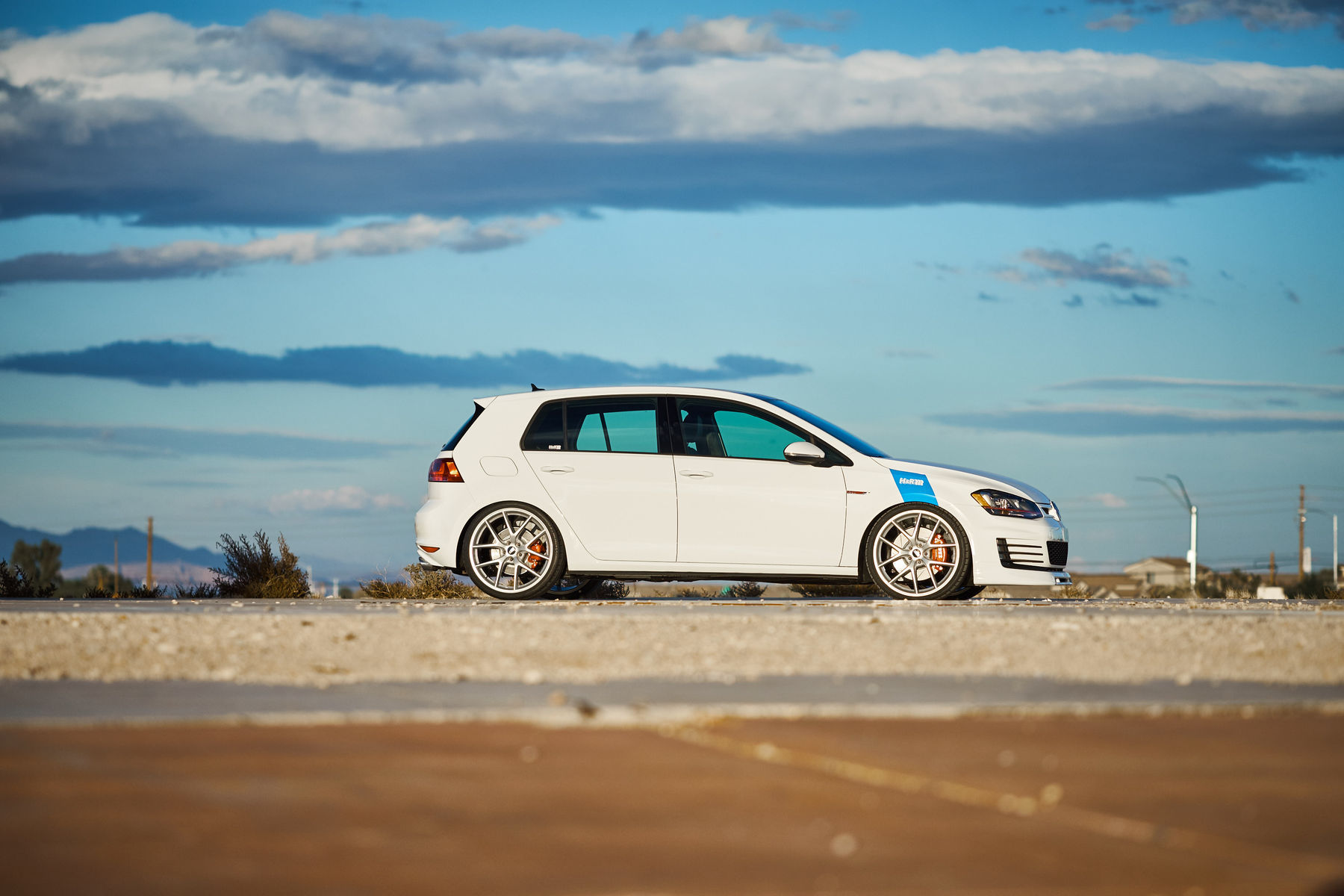 2016 Volkswagen Golf | H&R 2016 Golf GTI - Side Shot