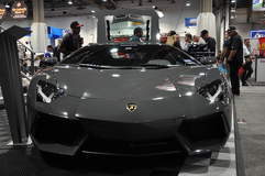 2013 Lamborghini Aventador at Mobile 1 Booth