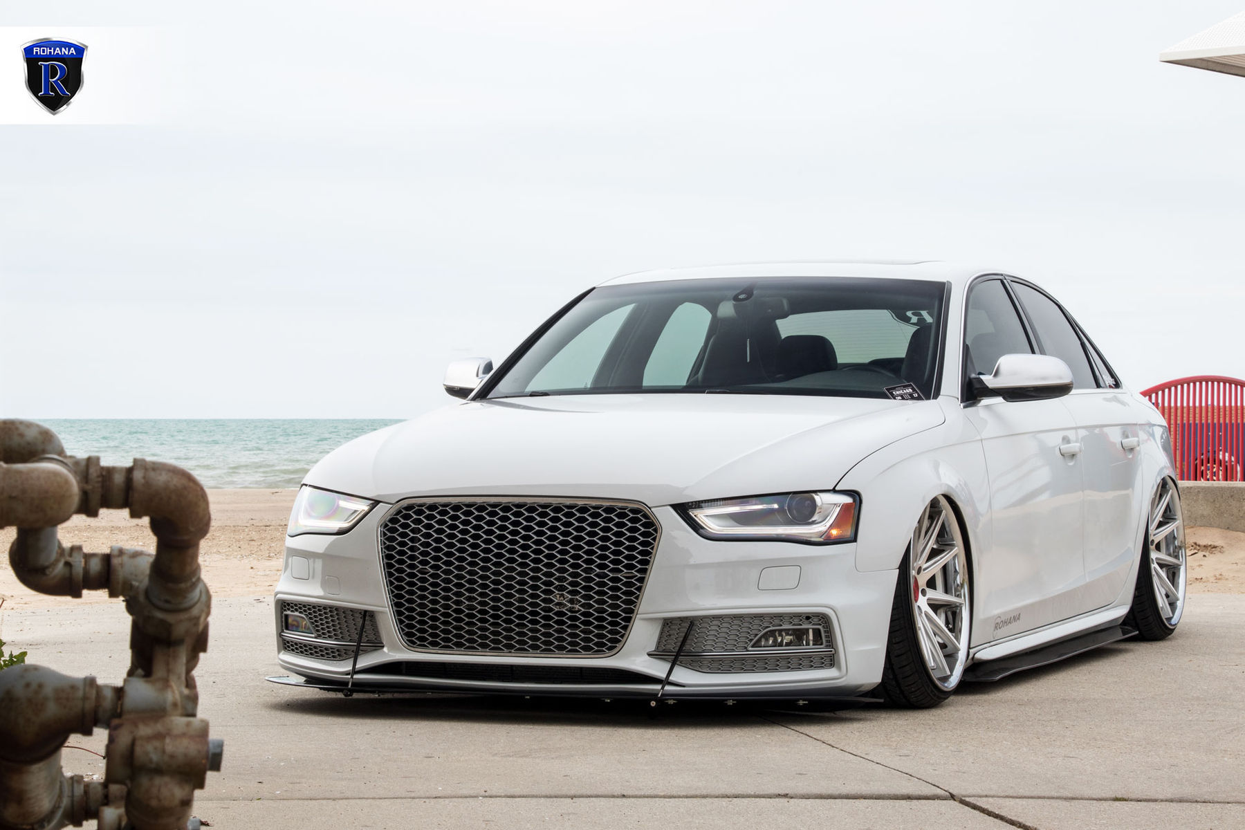 2016 Audi A4 | White Audi A4 - Grille