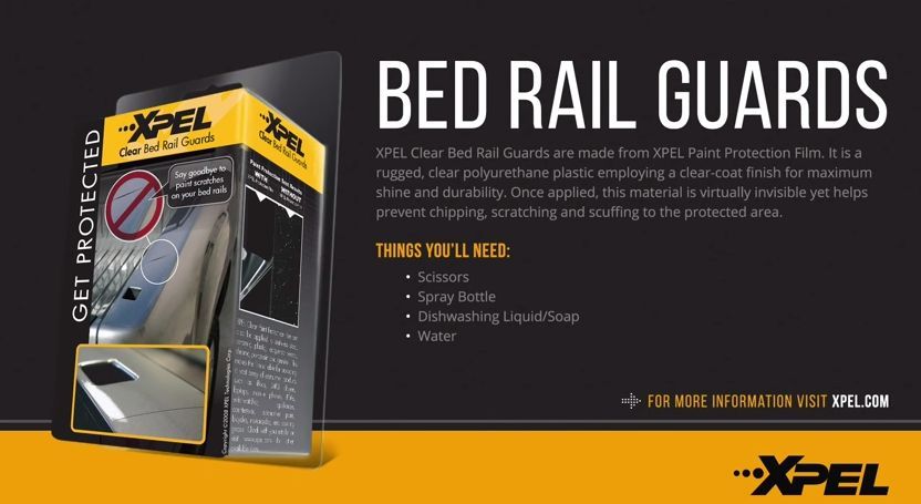    | XPEL Bed Rail Guard Clear - DIY