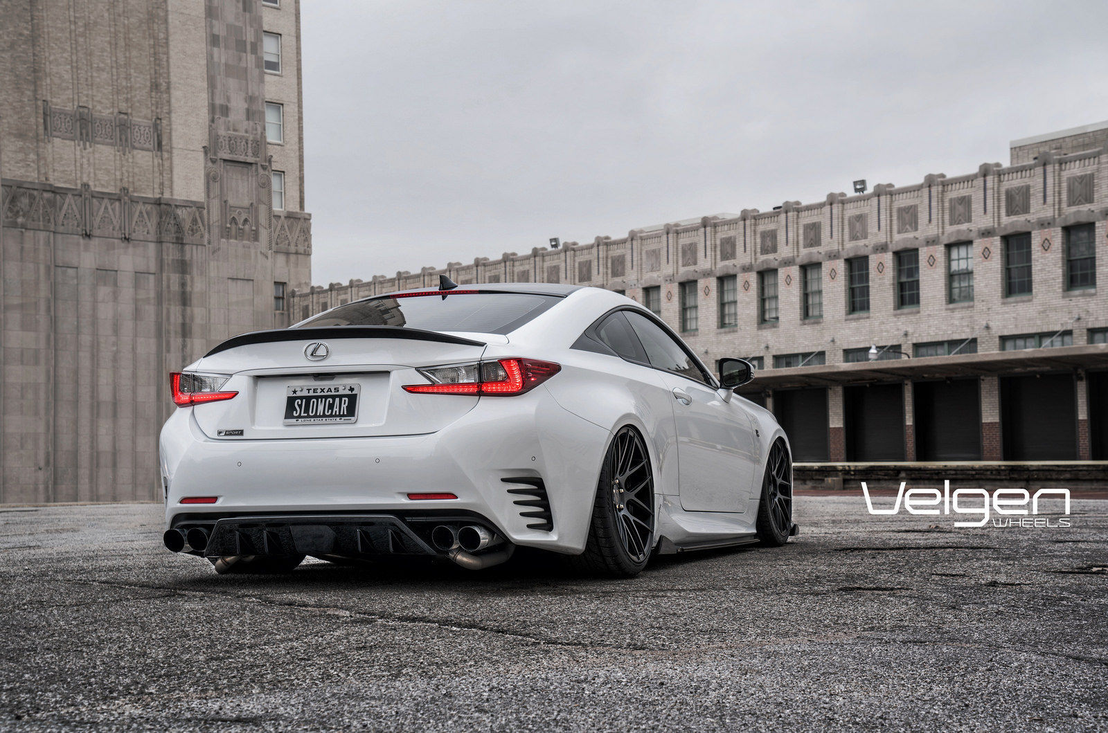 Bagged Lexus Rc F Sport On Velgen Wheels