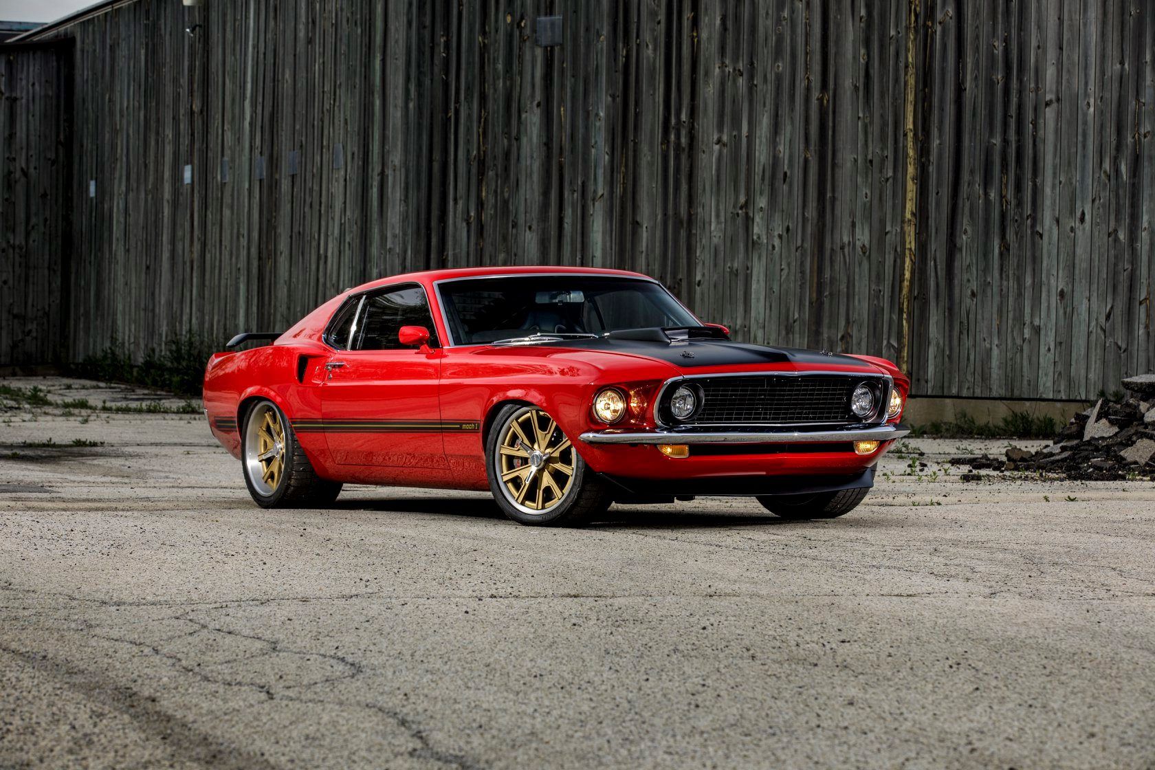 1969 Ford Mustang | Jeff’s Roadster Shop-Built ’69 Ford Mustang on Center-Locking Forgeline Grudge Wheels