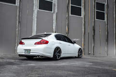 Infiniti G37 Sedan on Velgen Wheels Classic5 Matte Gunmetal