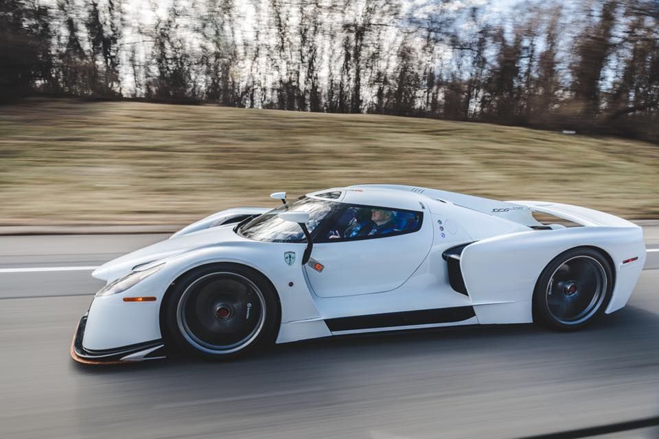 2017   | The Scuderia Cameron Glickenhaus SCG003S Supercar on Forgeline One Piece Forged Monoblock GT1 Wheels