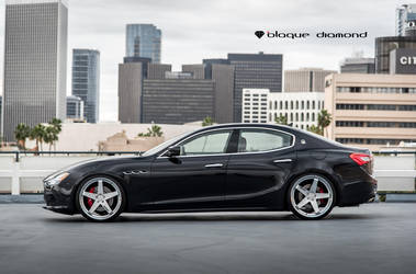 2016 Maserati Ghibli | 2016 Maserati Ghilbi Fitted With 22 Inch BD-21’s in Silver w/ Chrome SS Lip