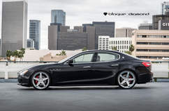 2016 Maserati Ghilbi Fitted With 22 Inch BD-21’s in Silver w/ Chrome SS Lip