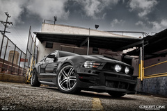 '12 Ford Mustang on Concept One RS55's