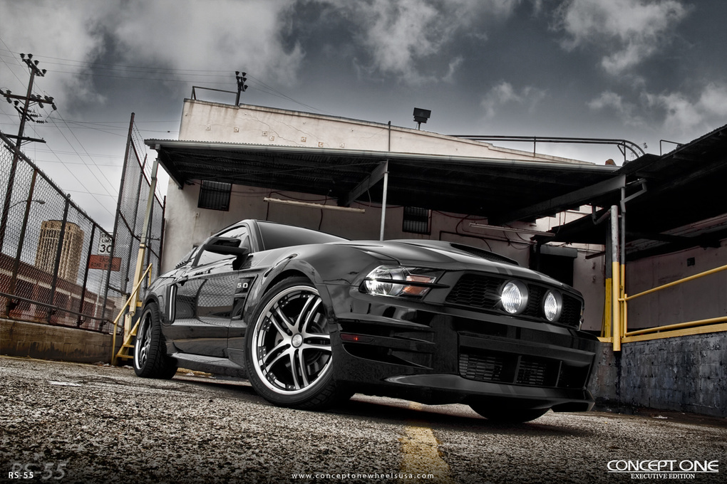 2012 Ford Mustang | '12 Ford Mustang on Concept One RS55's