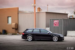 Black Audi S4 Avant Wagon - CCW Classic Polished 3 Piece Wheels