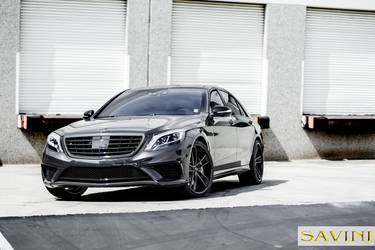 2014 Mercedes-Benz S-Class | 2014 Grey Mercedes-Banz S63 | Savini Wheels SV51-C