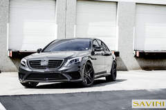 2014 Grey Mercedes-Banz S63 | Savini Wheels SV51-C