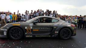 CJ Wilson Wins IMSA CTSC GS at VIR in Porsche Cayman GT4 Clubsport on Forgeline One Piece Forged Monoblock GS1R Wheels