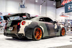 Atlanta Custom Wraps' R35 Nissan GT-R on Forgeline One Piece Forged Monoblock EX1 Wheels