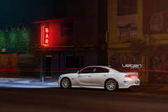 Dodge Charger SRT8 on Velgen Wheels VMB7 Matte Silver 20x9 & 20x10.5