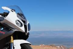 S1000RR at the top of Pikes Peak
