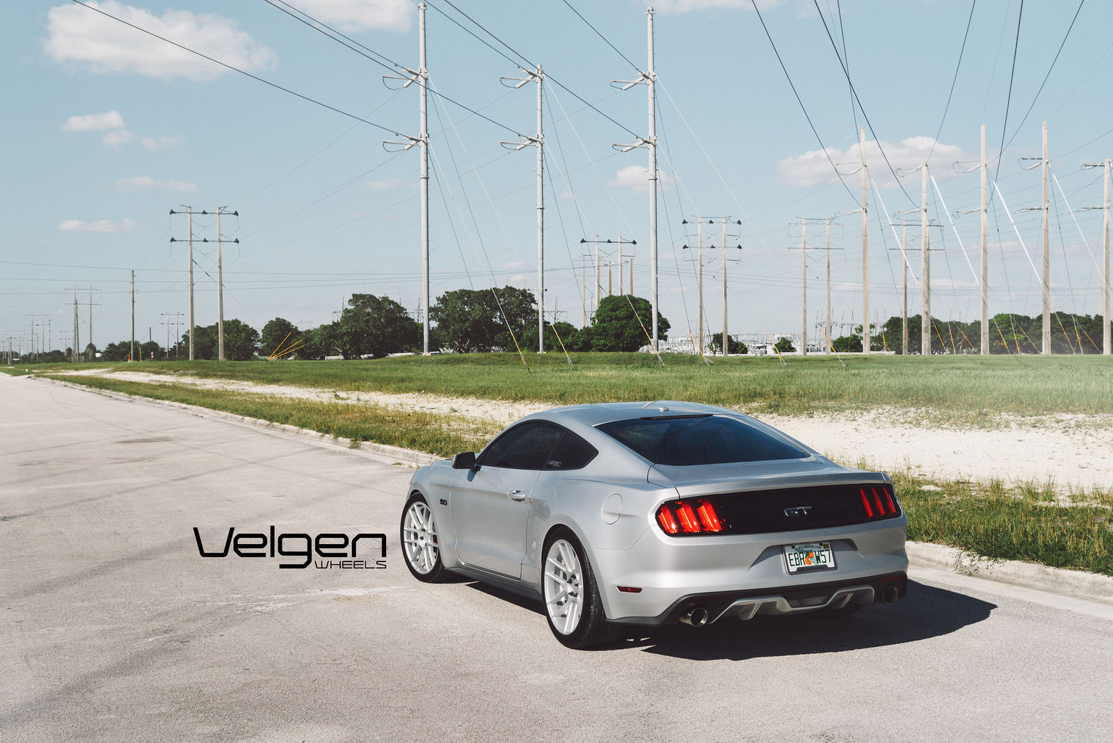2015 Ford Mustang | 2015 Ingot Silver Mustang GT on Velgen Wheels VMB6