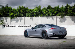 2013 Fisker Karma Fitted With 22 Inch BD-9’s in Gloss Black
