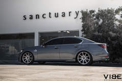 Lexus GS350 F-Sport rocking the 20" Zenetti Esquire wheels - Side Profile Shot