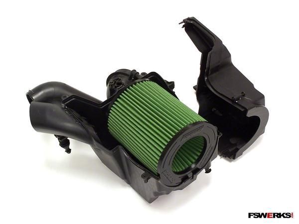 2016 Ford Focus RS | Green Filter High Performance Cylindrical Air Filter - Focus RS 2016