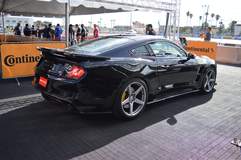 Saleen Automotive's 35th Anniversary SA 35 #001 Ford Mustang on Forgeline One Piece Forged Monoblock CF1 Open Lug Wheels