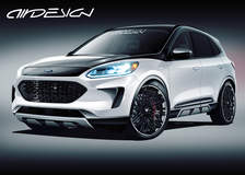 2020 Ford Escape SE Sport Hybrid AWD By Air Design USA - Rendering