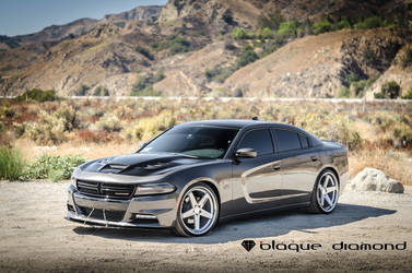 2016 Dodge Charger | 2016 Dodge Charger Fitted With 22 Inch BD-21’s in Silver w/ Chrome SS Lip