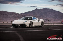 488 in the Vegas Desert with B-Forged wheels 